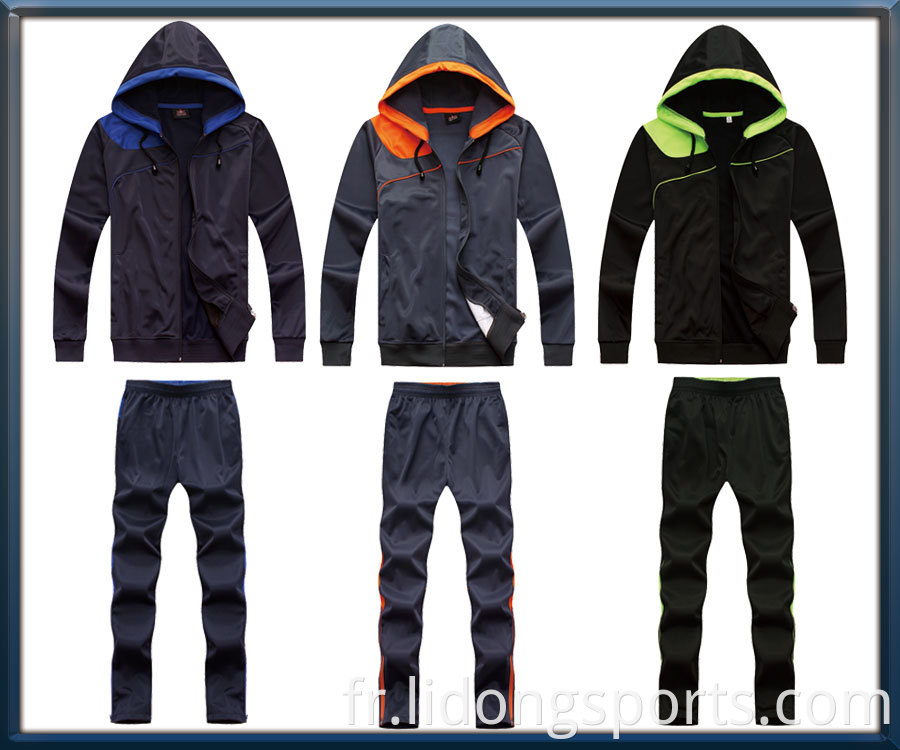 Slim Fit Tracksuits Dernières survêtement Design Wholesale Tracksuit